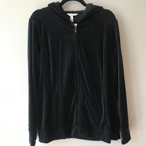 NWT SOMA Velour Hooded Jacket